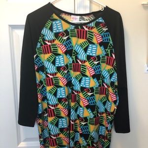 Multi color Randy, size 3X